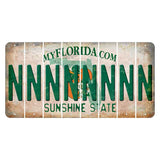 Florida Orange Blossom Cut License Plate Strips (Set of 8) N