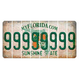 Florida Orange Blossom Cut License Plate Strips (Set of 8) 9