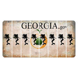 Georgia.gov Cut License Plate Strips (Set of 8) Mermaid