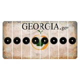 Georgia.gov Cut License Plate Strips (Set of 8) Saw Blade