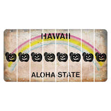 Hawaii Rainbow Cut License Plate Strips (Set of 8) PS Controller