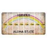 Hawaii Rainbow Cut License Plate Strips (Set of 8) Dozer