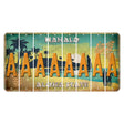Hawaii Pineapple Cut License Plate Strips (Set of 8) A