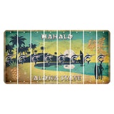 Hawaii Pineapple Cut License Plate Strips (Set of 8) Swordfish
