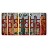Hawaii Surfboards Cut License Plate Strips (Set of 8) 5