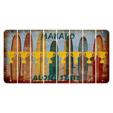 Hawaii Surfboards Cut License Plate Strips (Set of 8) Trophy