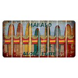 Hawaii Surfboards Cut License Plate Strips (Set of 8) French Fries