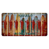 Hawaii Surfboards Cut License Plate Strips (Set of 8) Soldier - Saluting