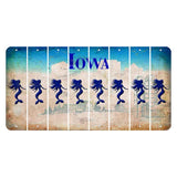 Iowa Farm Scene Cut License Plate Strips (Set of 8) Mermaid