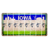 Iowa Grass Field Cut License Plate Strips (Set of 8) Swordfish
