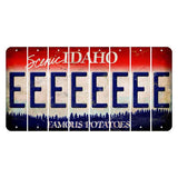 Idaho Scenic Cut License Plate Strips (Set of 8) E