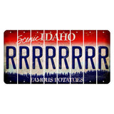 Idaho Scenic Cut License Plate Strips (Set of 8) R
