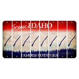 Idaho Scenic Cut License Plate Strips (Set of 8) Shotgun