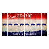 Idaho Scenic Cut License Plate Strips (Set of 8) Pig