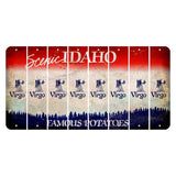 Idaho Scenic Cut License Plate Strips (Set of 8) Zodiac Sign - Virgo