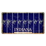 Indiana Blue Cut License Plate Strips (Set of 8) Swordfish