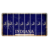 Indiana Blue Cut License Plate Strips (Set of 8) Scorpion