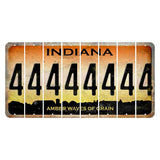 Indiana Amber Wave Cut License Plate Strips (Set of 8) 4