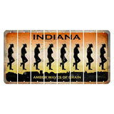 Indiana Amber Wave Cut License Plate Strips (Set of 8) Cowboy - Leaning