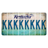 Kentucky Unbridled Spirit Cut License Plate Strips (Set of 8) K