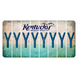 Kentucky Unbridled Spirit Cut License Plate Strips (Set of 8) Y