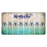 Kentucky Unbridled Spirit Cut License Plate Strips (Set of 8) Spider
