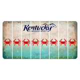 Kentucky Unbridled Spirit Cut License Plate Strips (Set of 8) Crab
