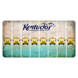 Kentucky Unbridled Spirit Cut License Plate Strips (Set of 8) School Bus