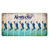 Kentucky Unbridled Spirit Cut License Plate Strips (Set of 8) Basketball Player