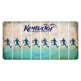 Kentucky Unbridled Spirit Cut License Plate Strips (Set of 8) Soccer Player