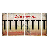 Louisiana Pelican Cut License Plate Strips (Set of 8) T