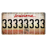 Louisiana Pelican Cut License Plate Strips (Set of 8) 3