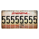 Louisiana Pelican Cut License Plate Strips (Set of 8) 5