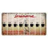 Louisiana Pelican Cut License Plate Strips (Set of 8) Coffee Mug