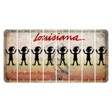 Louisiana Pelican Cut License Plate Strips (Set of 8) Elf
