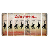 Louisiana Pelican Cut License Plate Strips (Set of 8) Monkey