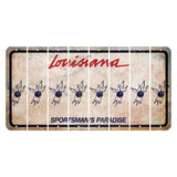 Louisiana Sportsmans Paradise Cut License Plate Strips (Set of 8) Bowling