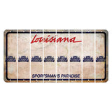 Louisiana Sportsmans Paradise Cut License Plate Strips (Set of 8) Hot Rod