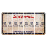 Louisiana Sportsmans Paradise Cut License Plate Strips (Set of 8) Zodiac Sign - Gemini