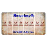 Massachusetts Spirit of America Cut License Plate Strips (Set of 8) Zodiac Sign - Gemini