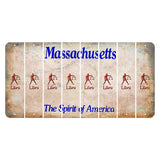 Massachusetts Spirit of America Cut License Plate Strips (Set of 8) Zodiac Sign - Libra