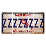 Maine Lobster Vacationland Cut License Plate Strips (Set of 8) Z