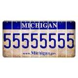 Michigan.gov Cut License Plate Strips (Set of 8) 5