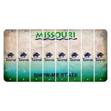 Missouri Show Me State Cut License Plate Strips (Set of 8) Zodiac Sign - Taurus