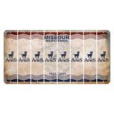 Missouri Bicentennial Cut License Plate Strips (Set of 8) Zodiac Sign - Aries