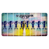 Mississippi Biloxi Lighthouse Cut License Plate Strips (Set of 8) Elf