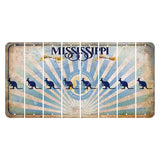 Mississippi Creative Culture Cut License Plate Strips (Set of 8) Kangaroo