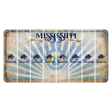 Mississippi Creative Culture Cut License Plate Strips (Set of 8) Zodiac Sign - Taurus