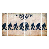 Mississippi Magnolia Blossom Cut License Plate Strips (Set of 8) Bigfoot