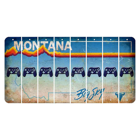 Montana Big Sky Cut License Plate Strips (Set of 8) X Controller
